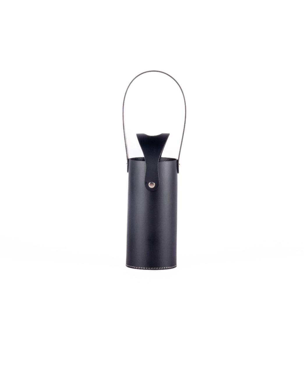 LEATHERITE WINE BOTTLE COVER IN BLACK COLOR