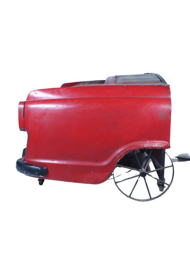 IRON AND WOODEN CAR SOFA