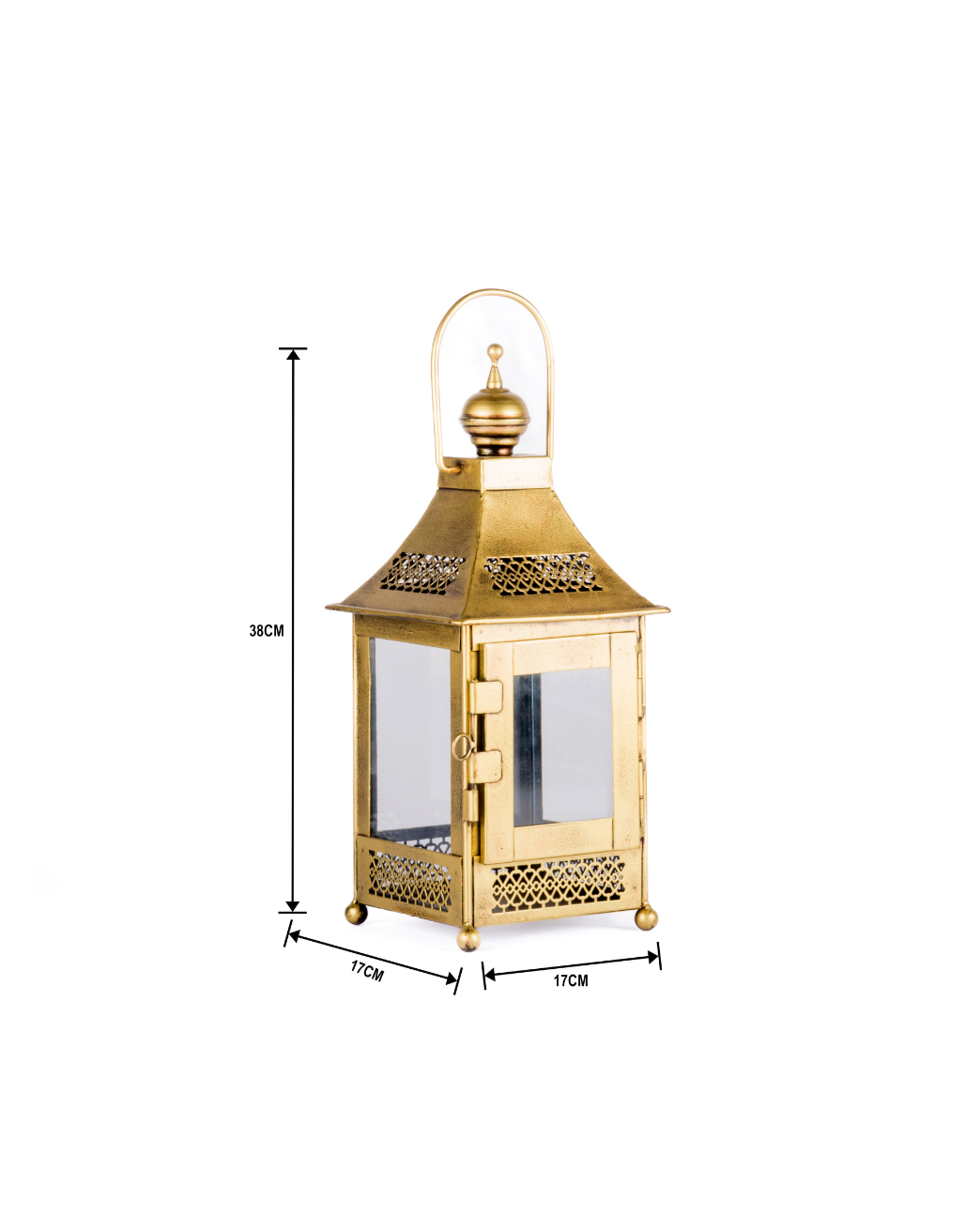  Iron Sq Lantern Myakka Small