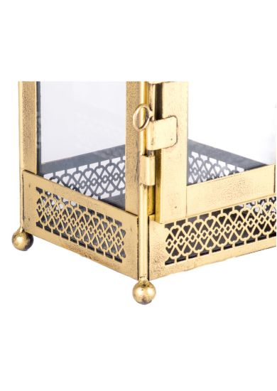 Iron Sq Lantern Myakka Small