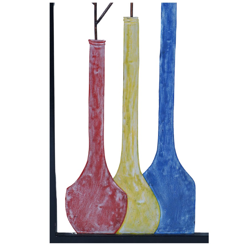 3 COLOURED VASE FRAME