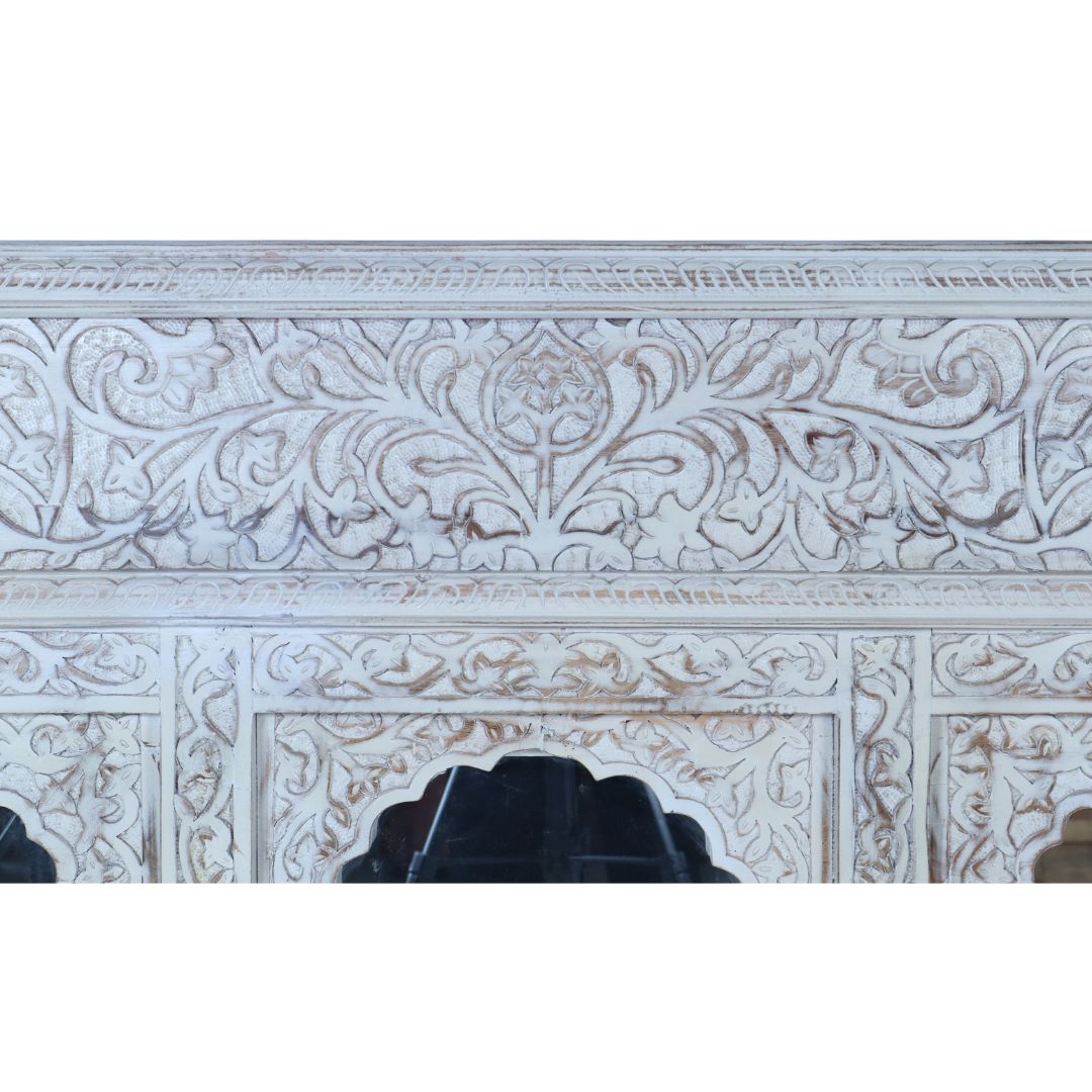 WOODEN CARVED MEHRAB JHAROKHA FRAME