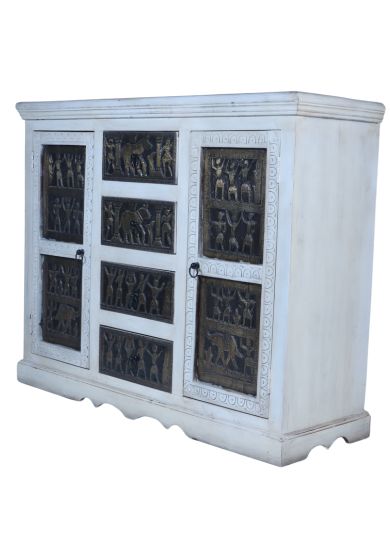 WOODEN CARVED SIDEBOARD