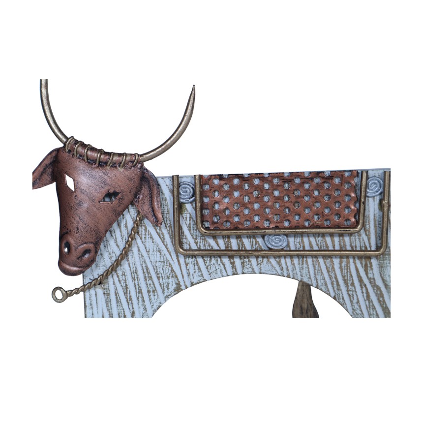 DECORATIVE COW IN FRAME