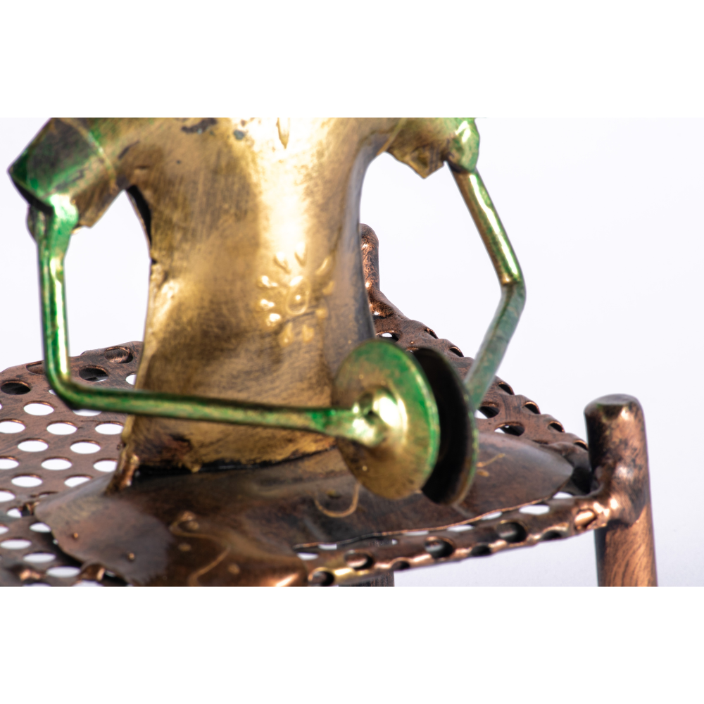 IRON PAINTED CHARPAI 3MUSICIAN