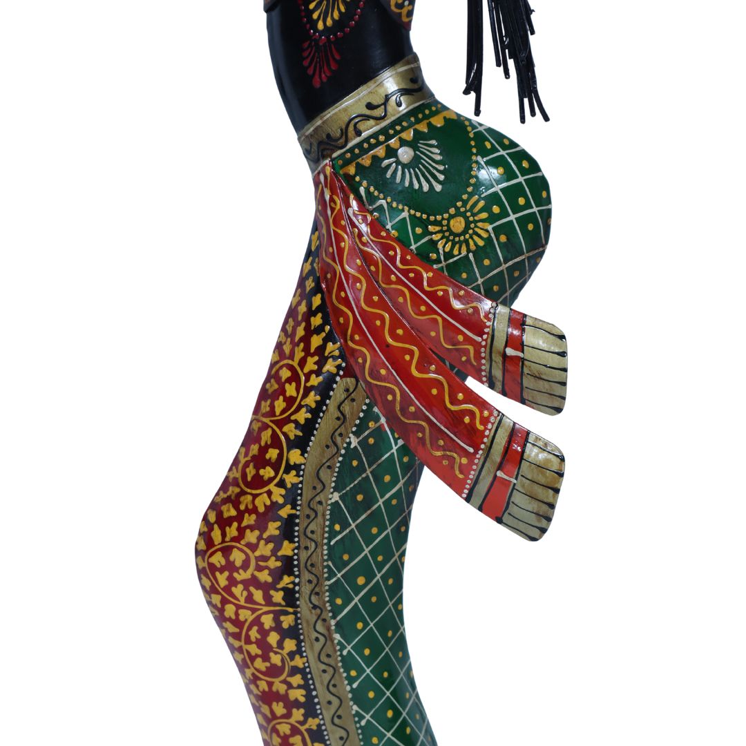 IRON DOLL WITH HANDI T/LIGHT ON HEAD