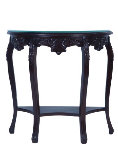 WOODEN WALNUT CONSLOE TABLE  