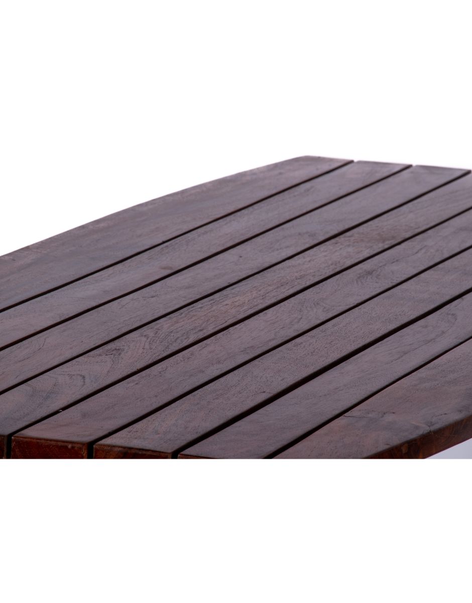 WOODEN FOLDING BENCH CUM DINING TABLE