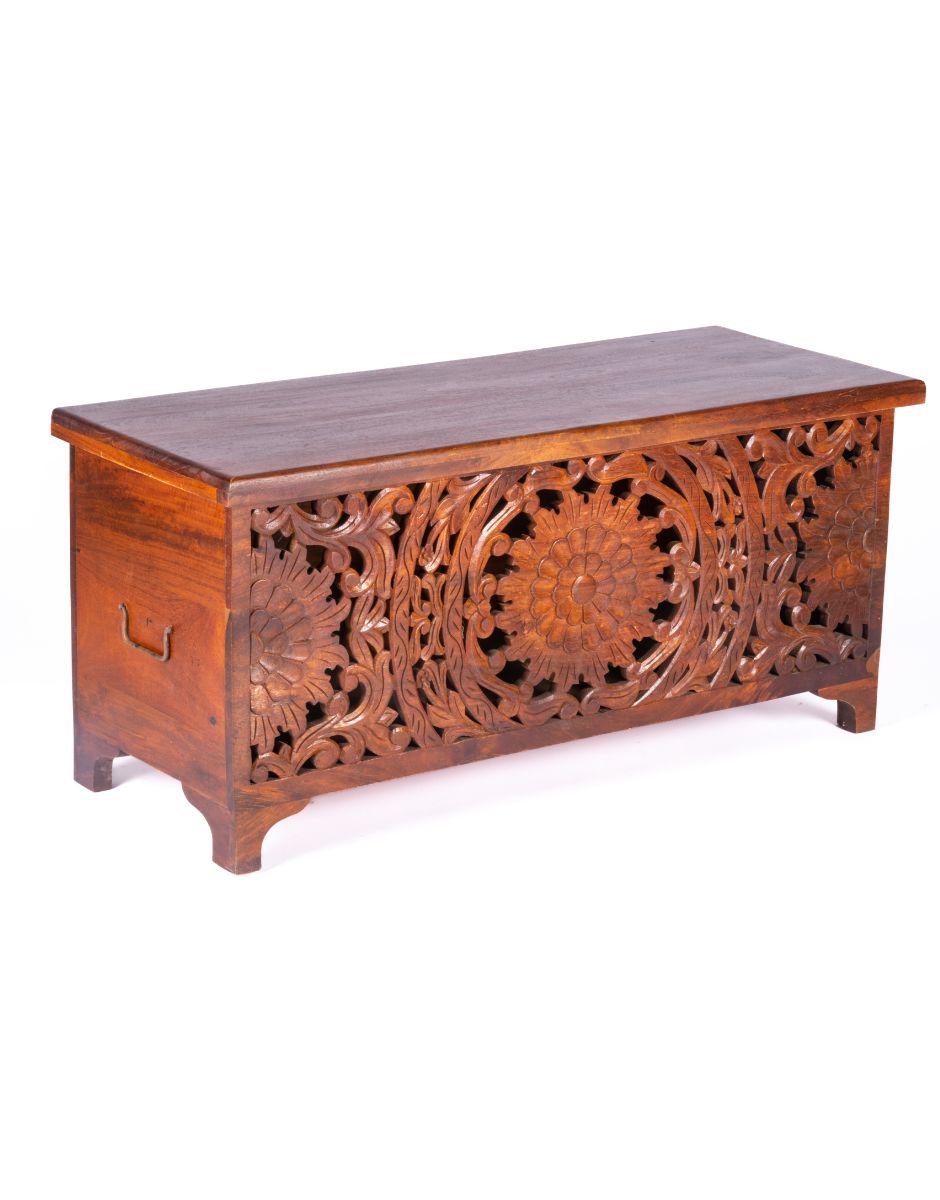 WOODEN CARVED BOX